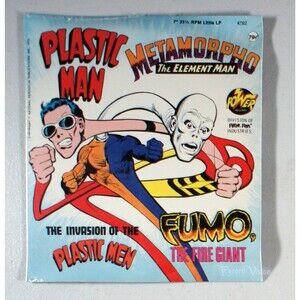 Power Records - Plastic Man (7") (1975) [SEALED] Vinyl • Metamorpho, Fumo